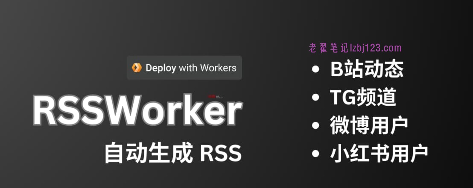 RSSWorker使用教程 – 可为B站、微博用户、TG、小红书用户生成 RSS订阅
