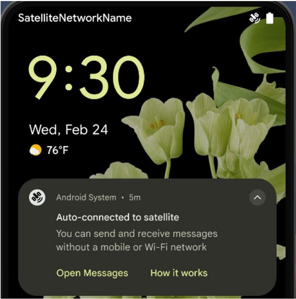 Android 15迎来卫星通信功能！谷歌从系统底层打通了  android 卫星通信 功能 谷歌 第1张