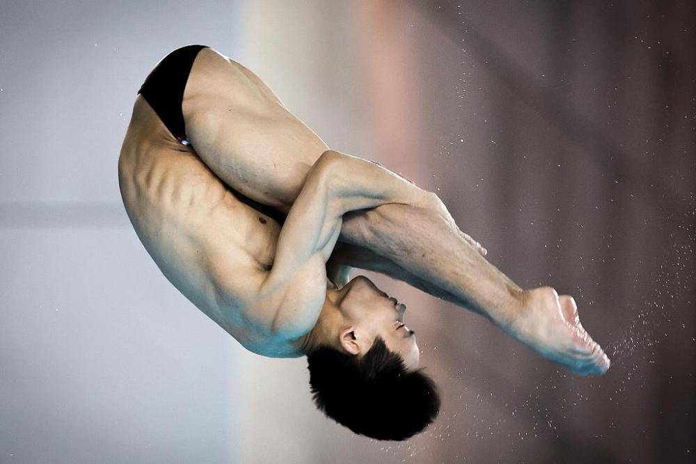 跳水世界杯蒙特利尔站：男子十米台 杨昊夺金、练俊杰摘铜