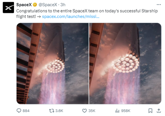 不完美、但成功！SpaceX 星舰 No.3发射的真正意义  spacex 星 舰 no 第1张